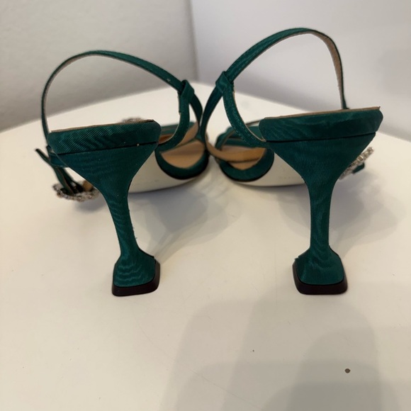 NWOT Ron White Women's Metallic Nicolette Crystal Buckle  Sandal size 361/2 - Picture 5 of 7